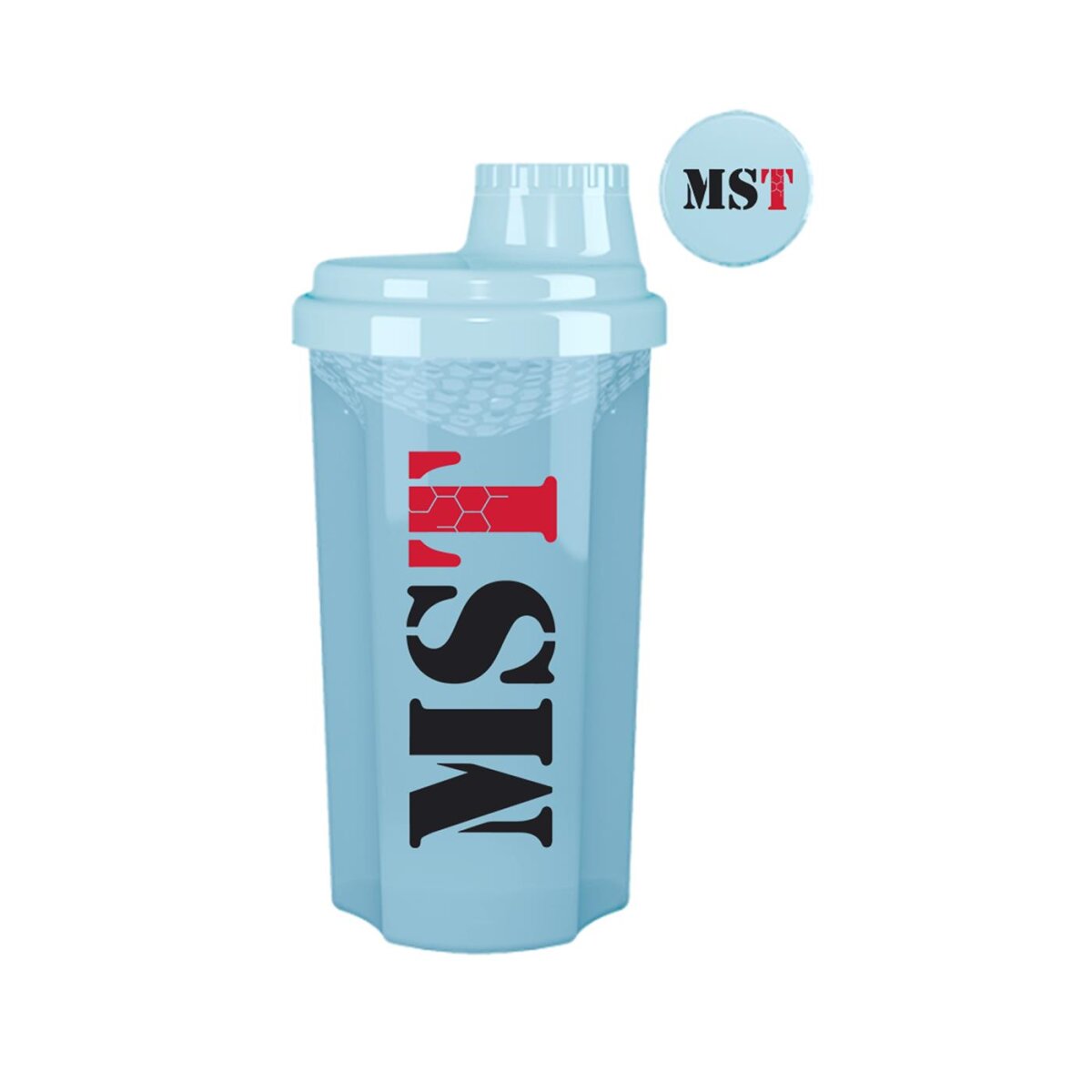 Shaker Transparent columbia blue 700 ml