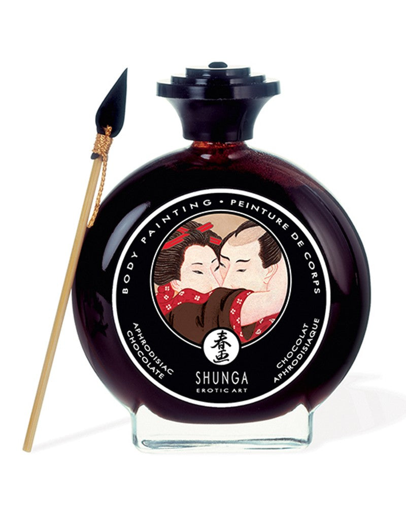 1: Shunga - Körperfarbe - Aphrodisiac Chocolate - 100 ml