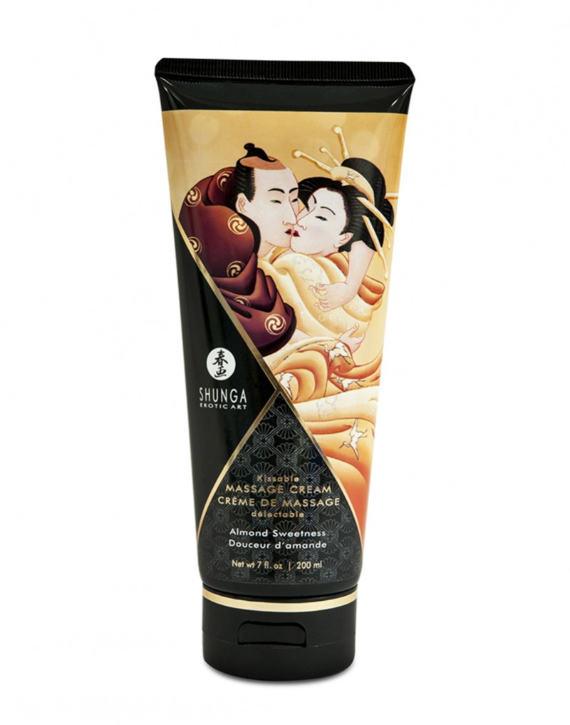 1: Shunga - Essbare Massagecreme - Almond Sweetness - 200 ml