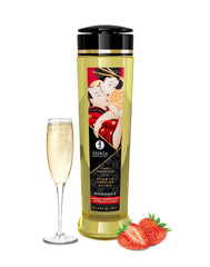 Shunga - Massage Öl - Romance Sparkling Strawberry - 240 ml