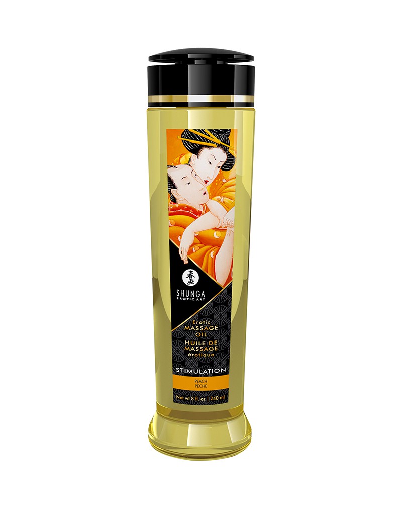 2: Shunga - Massage Öl - Stimulation Peach - 240 ml