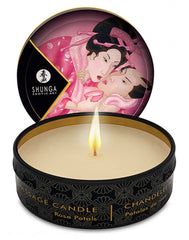 Shunga - Mini Massagekerze - Rose Petals 30 ml.