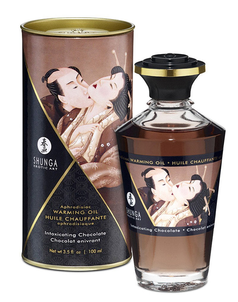 Shunga - Wärmendes Öl - Intoxicating Chocolate - 100 ml