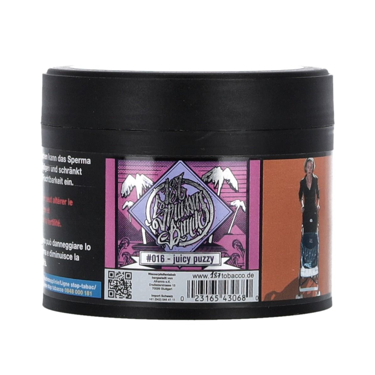 187 Strassenbande Shisha Tabak - #16 Jucy Puzzy 200g