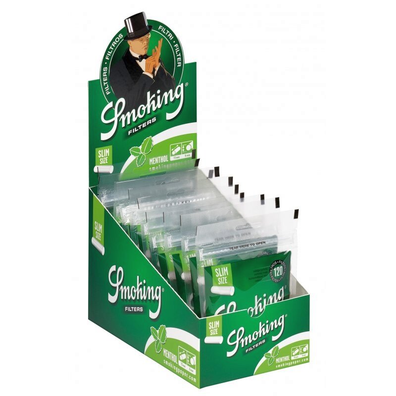 Smoking - Filter Slim Classic - Menthol - Box - 10 x 120 Stück