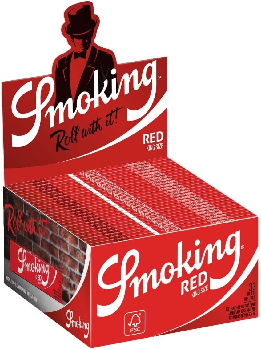 Smoking - Kingsize - Red - Box - 50 x 33 Stück