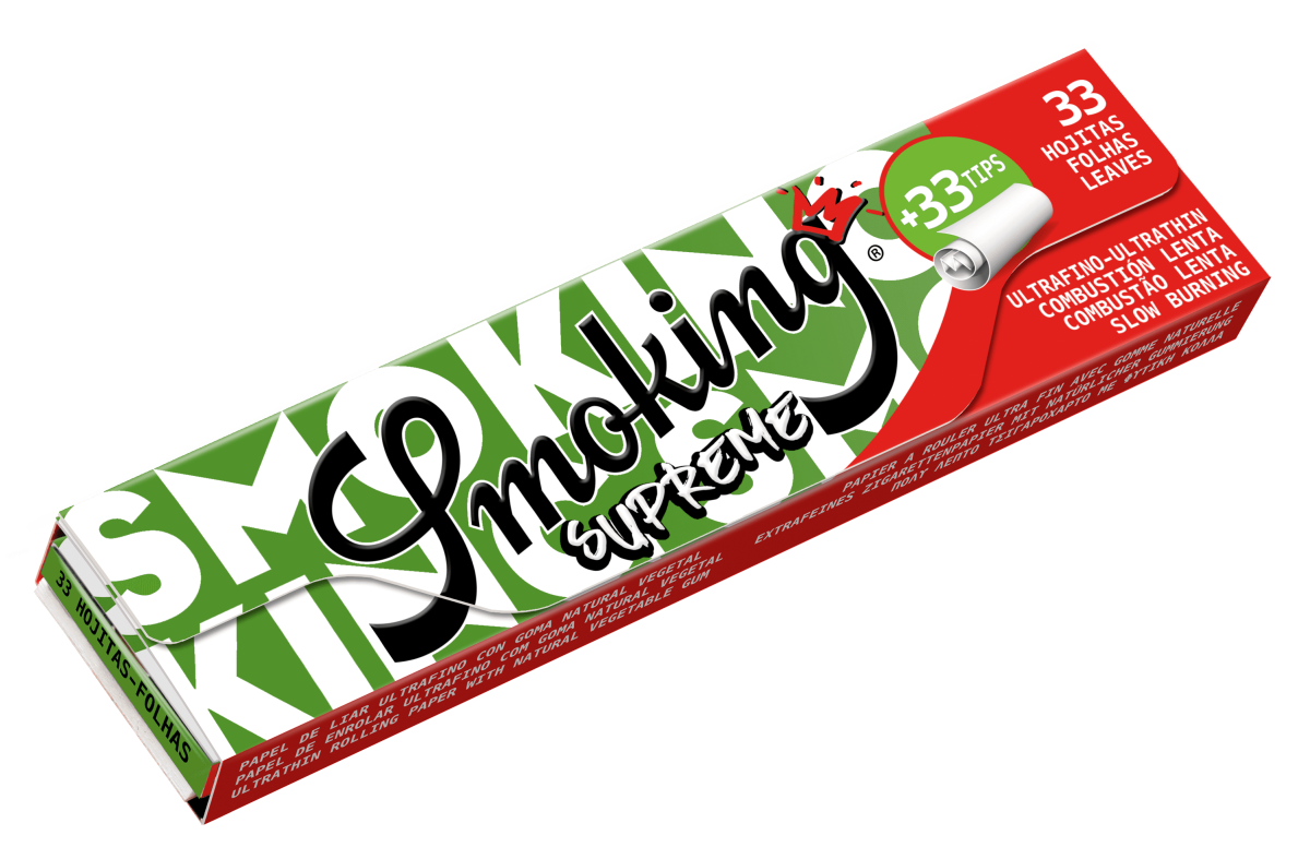 Smoking - Kingsize + Tips - Supreme - Box - 24 x 33 Stück