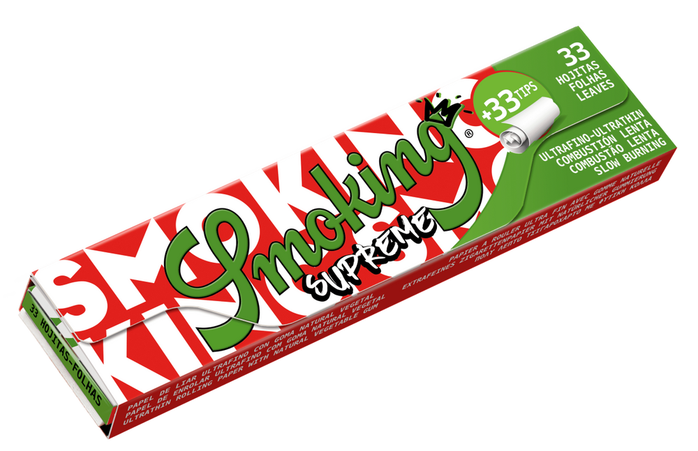 Smoking - Kingsize + Tips - Supreme - Box - 24 x 33 Stück
