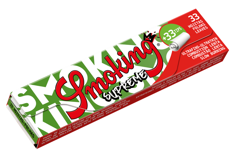Smoking - Kingsize + Tips - Supreme - Box - 24 x 33 Stück