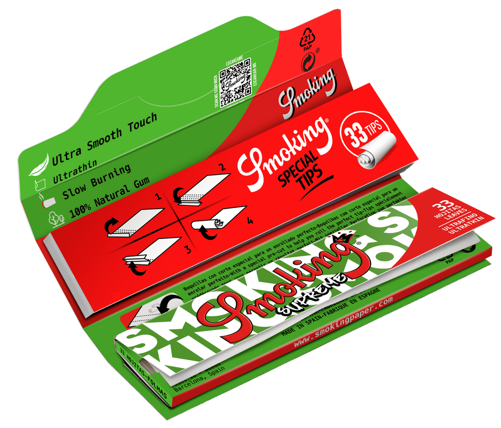 Smoking - Kingsize + Tips - Supreme - Box - 24 x 33 Stück
