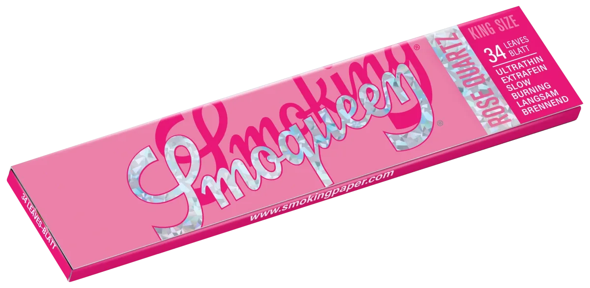 Smoking - Smoqueen - Kingsize - Rose Quartz - Box - 50 x 34 Stück