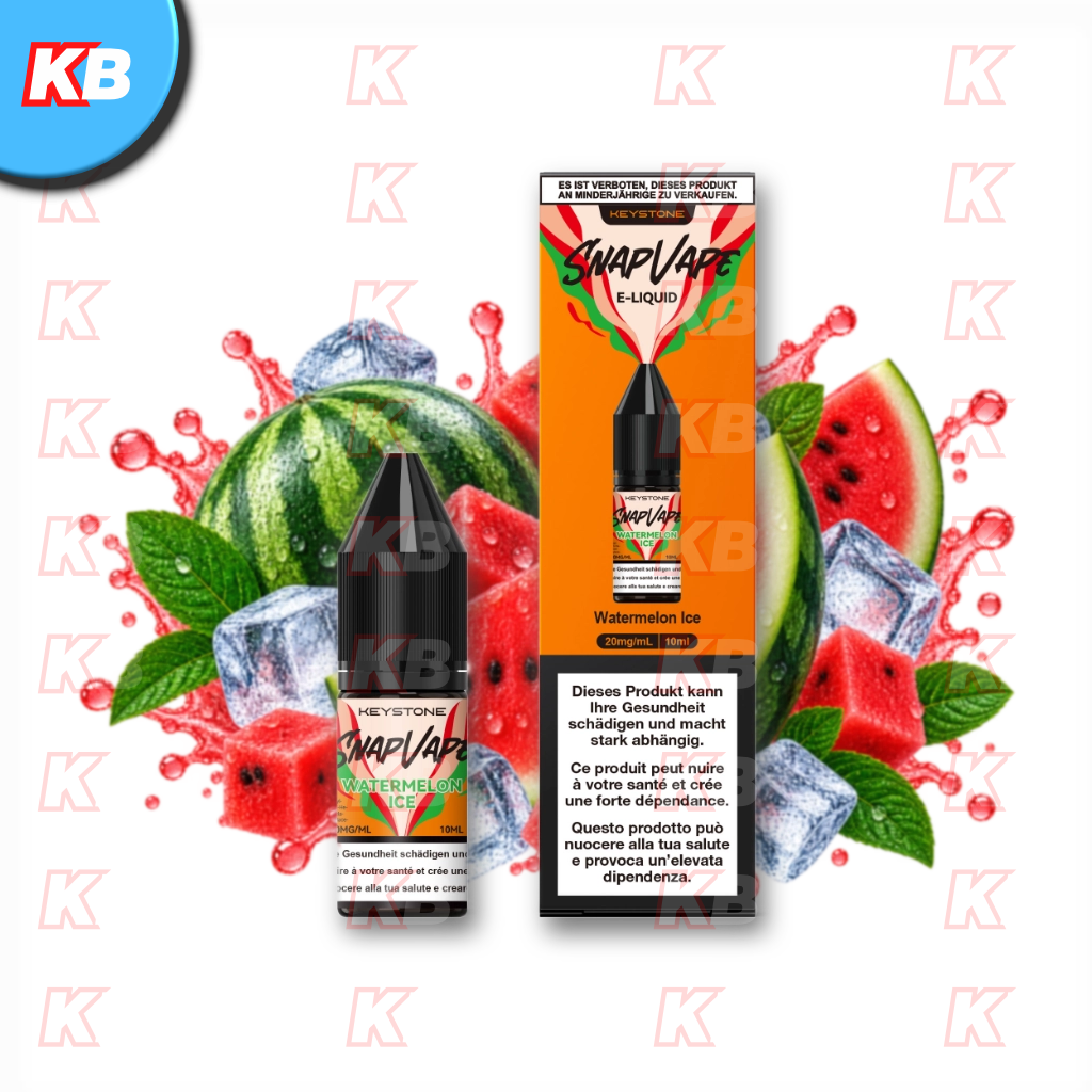 SnapVape | E-Liquid | Watermelon Ice (20mg/ml)