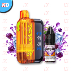 SnapVape Starter Kit | Akkuträger + Leerpod + 1x E-Liquid Grape Ice (20mg/ml)