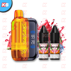 SnapVape Starter Kit | Akkuträger + Leerpod + 2x E-Liquid Cherry Watermelon Freeze (20mg/ml)