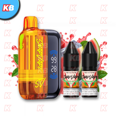 SnapVape Starter Kit | Akkuträger + Leerpod + 2x E-Liquid Watermelon Ice (20mg/ml)