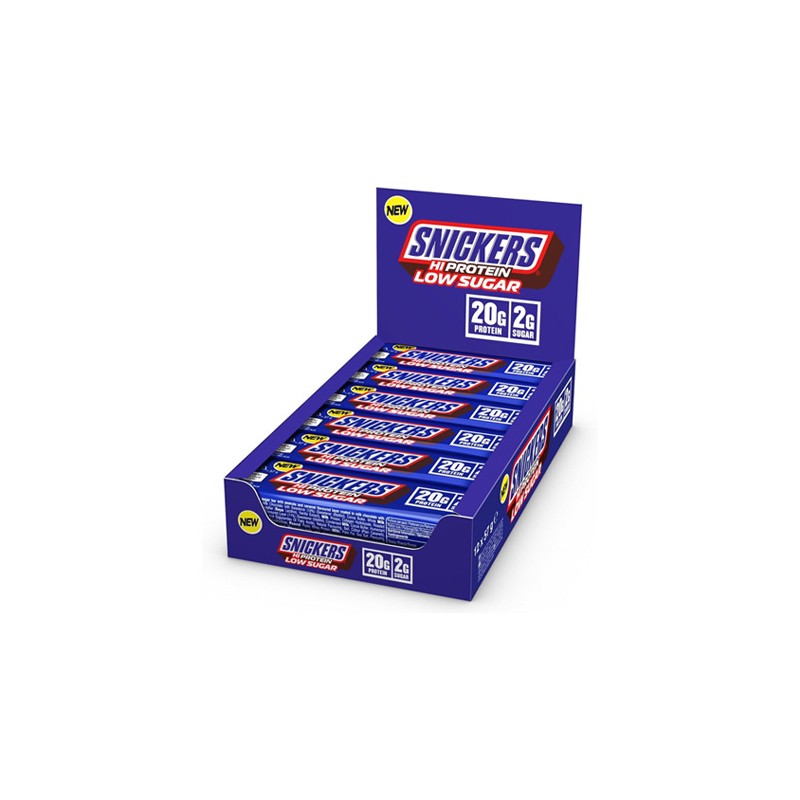 Snickers HI Protein Low Sugar Bar 45g - Milk Chocolate x12