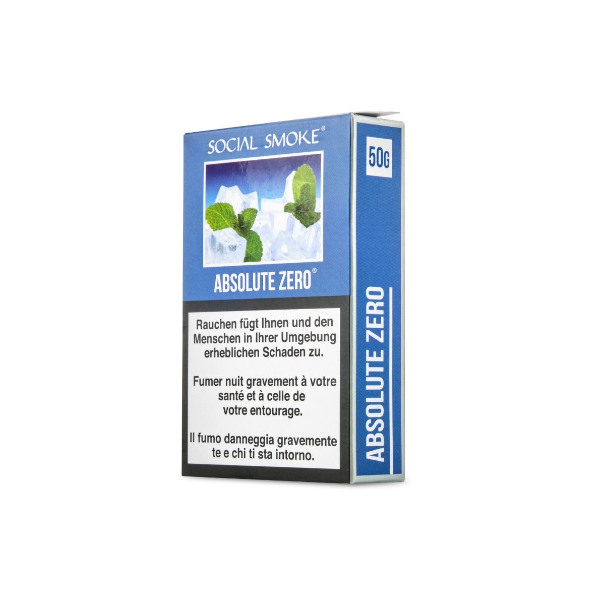 10 x Social Smoke Absolute Zero 50g