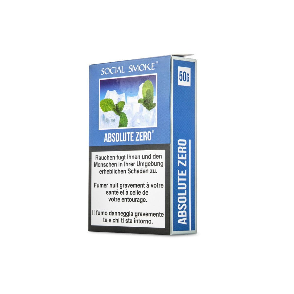 10 x Social Smoke Absolute Zero 50g