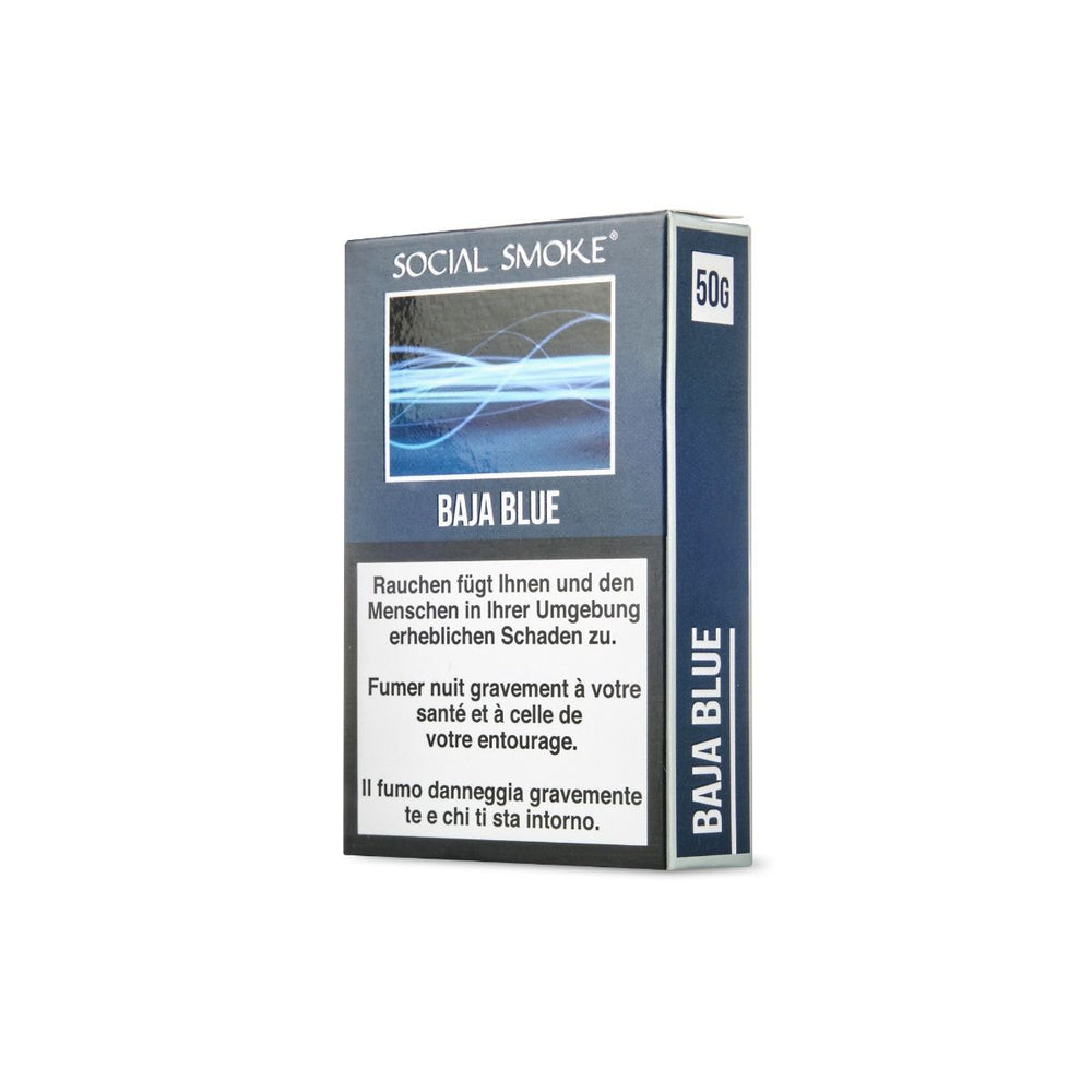 10 x Social Smoke Baja Blue 50g