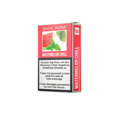 10 x Social Smoke Watermelon Chill 50g