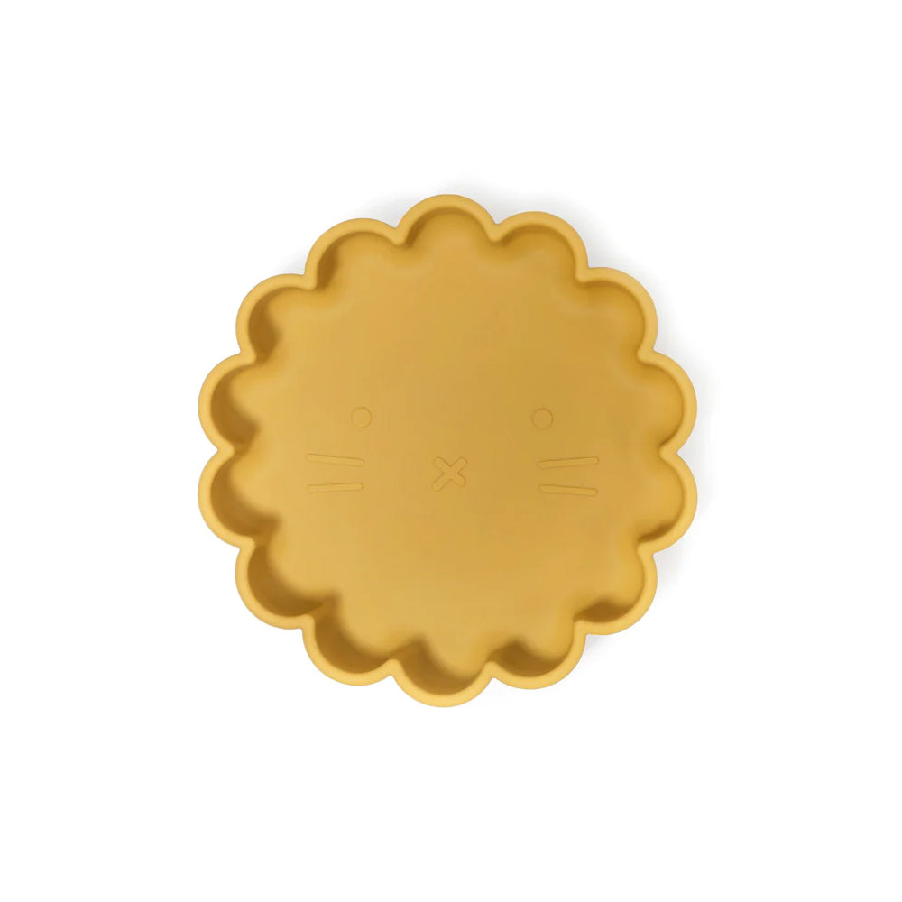 SOINA Silikonteller Eden mit Saugnapf, ocre