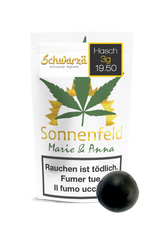 Sonnenfeld - CBD Hasch - Schwarzä - Schwarzer Afghane - 3g