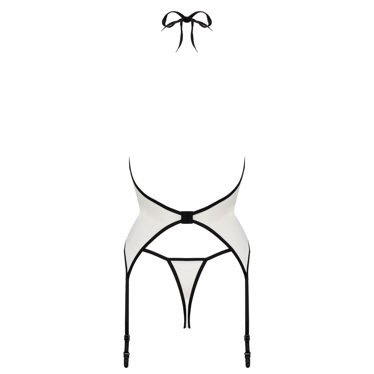 SP Mayennie corset & thong ecru-black