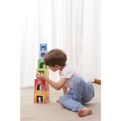 Spielba Stapelturm mit Holztiere