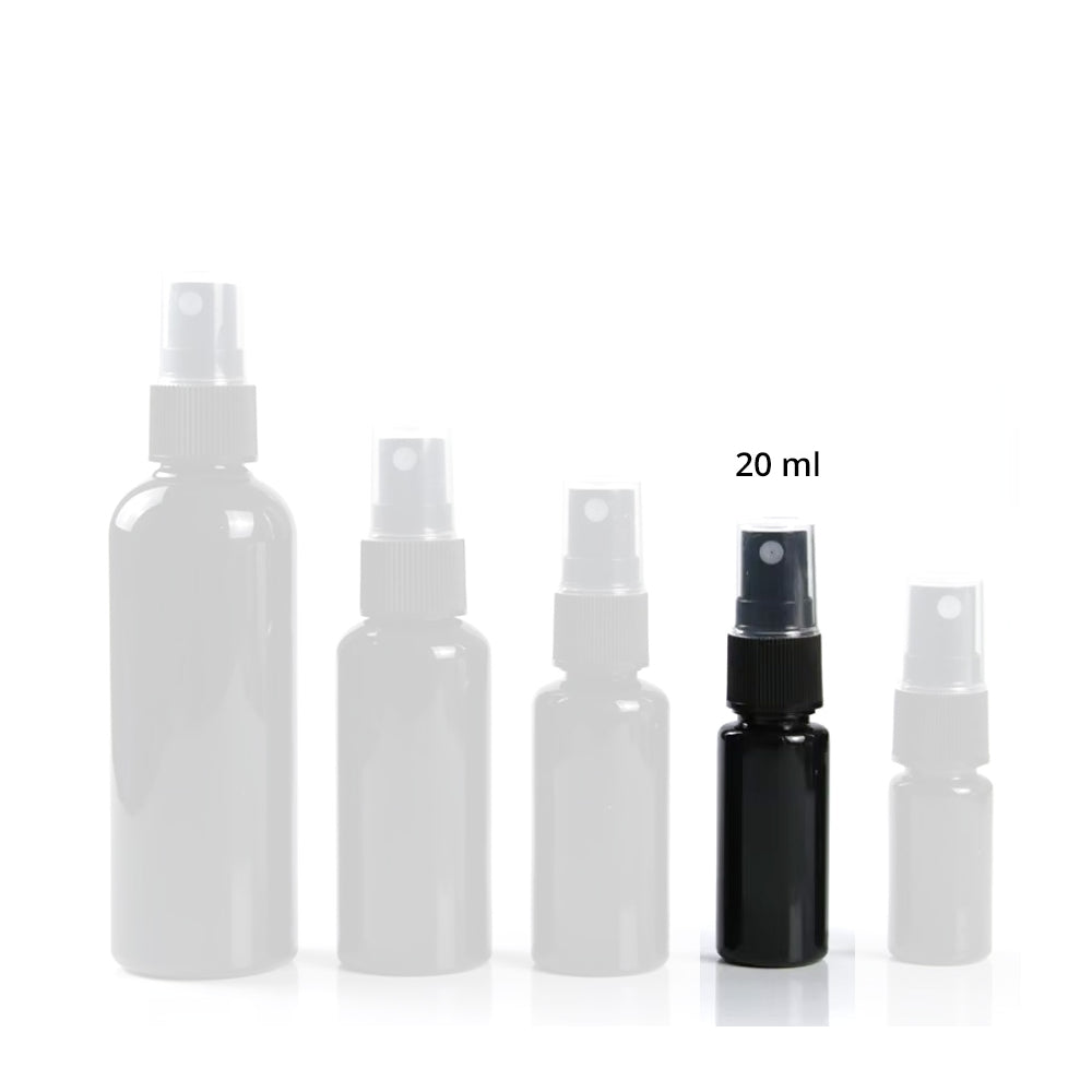Sprühflasche FineDust Zerstäuber Black, 20 ml