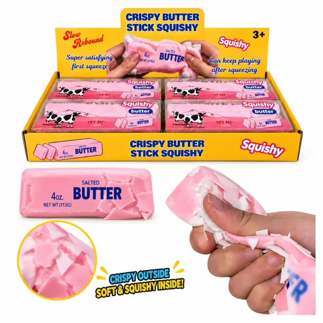 Squishy Butter Crispy Wax Rosa Edition - Spielzeug