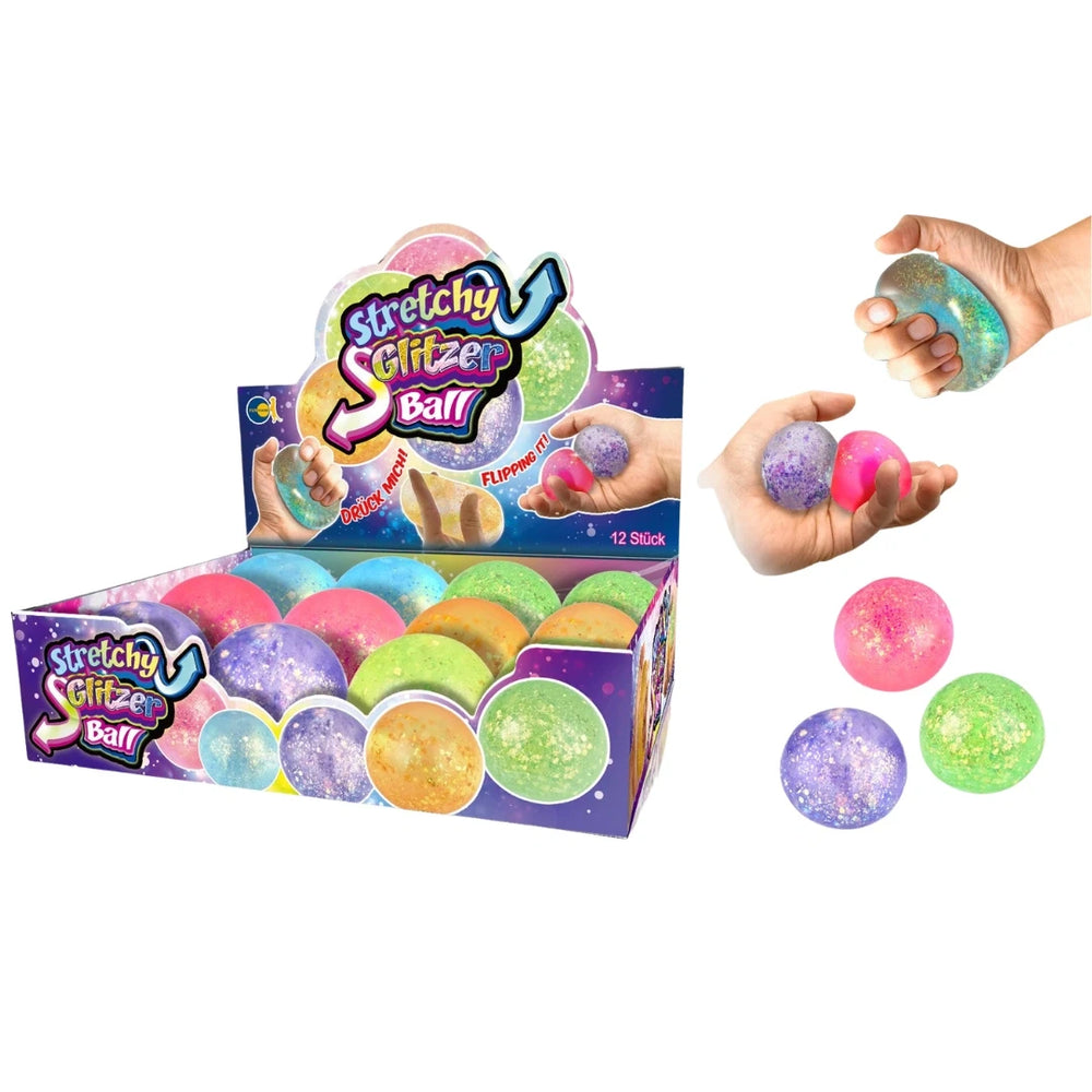 Squishy Stretchy Glitzer Ball