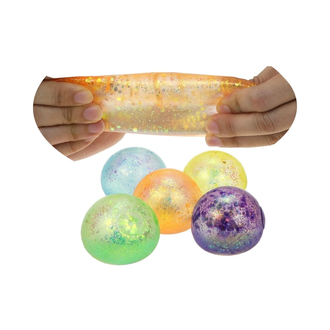 Squishy Stretchy Glitzer Ball