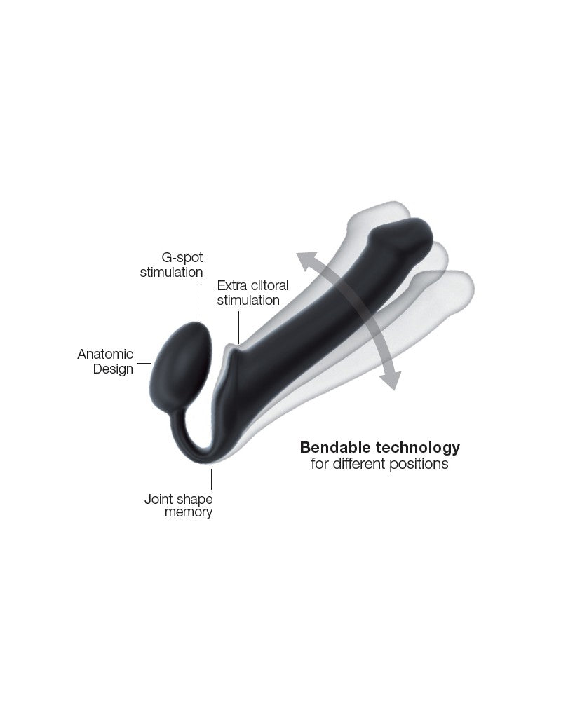 Strap-On-Me Dildo Black S