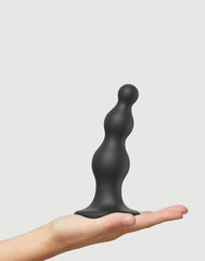 Strap-On-Me - Dildo Plug Beads Größe M - Schwarz