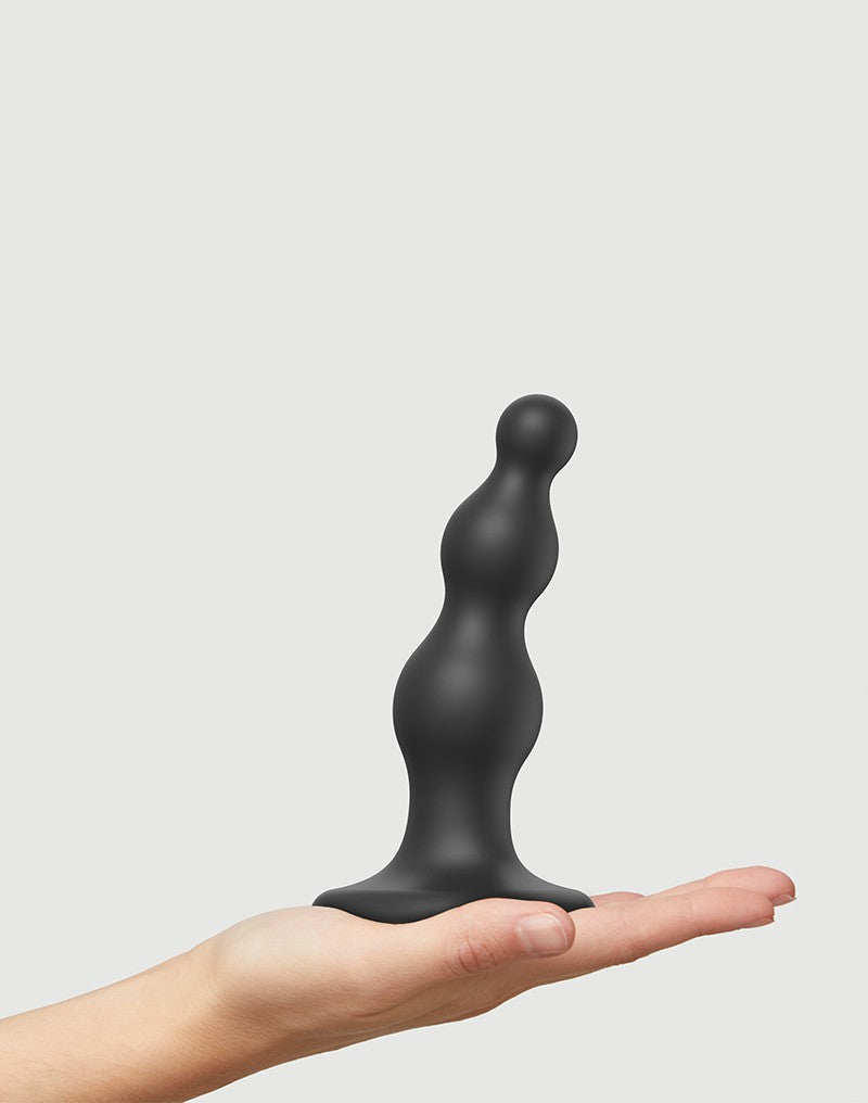 Strap-On-Me - Dildo Plug Beads Größe S - Schwarz