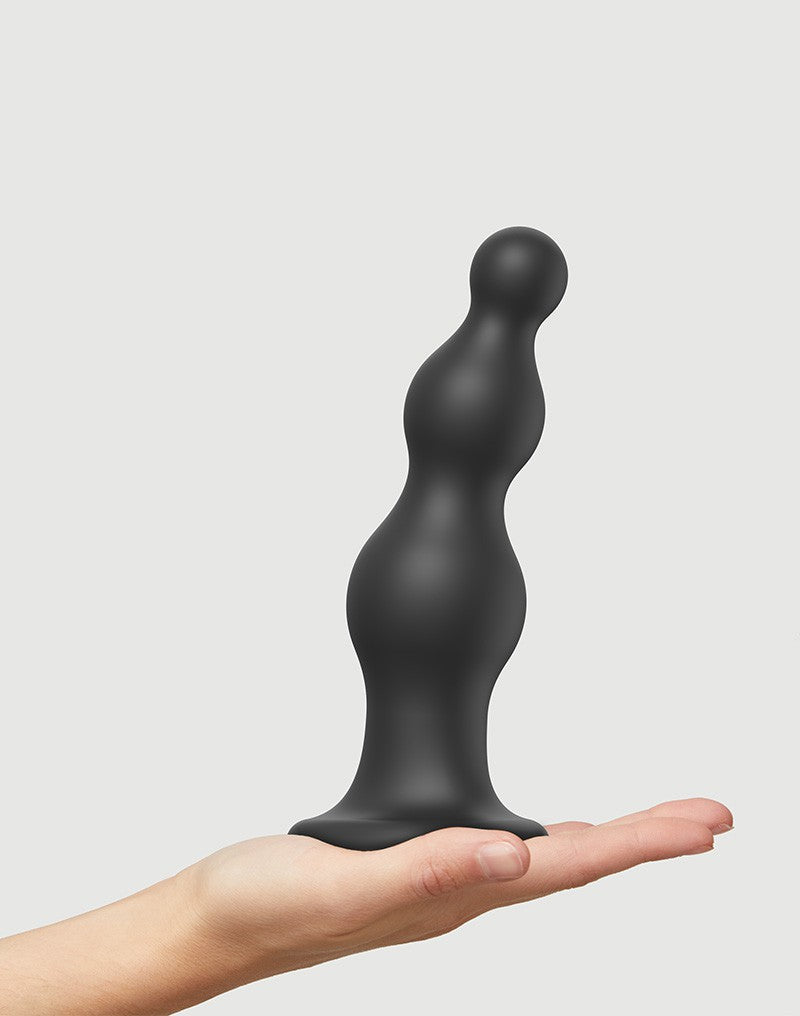 Strap-On-Me - Dildo Plug Beads Größe XXL - Schwarz
