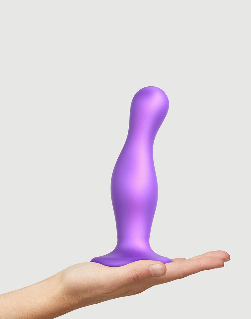 Strap-On-Me - Dildo Plug Curvy Größe L - Metallic Lila