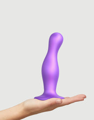 Strap-On-Me - Dildo Plug Curvy Größe L - Metallic Lila