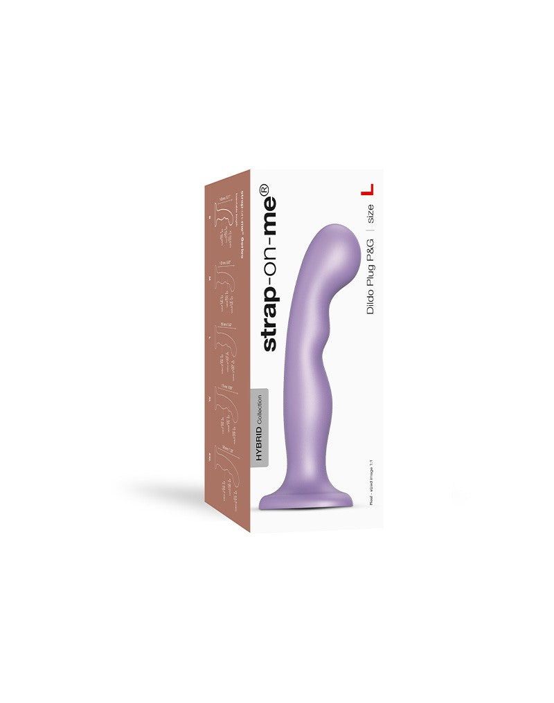 2: Strap-On-Me - Dildo Plug P&G Größe L - Metallic Lilac
