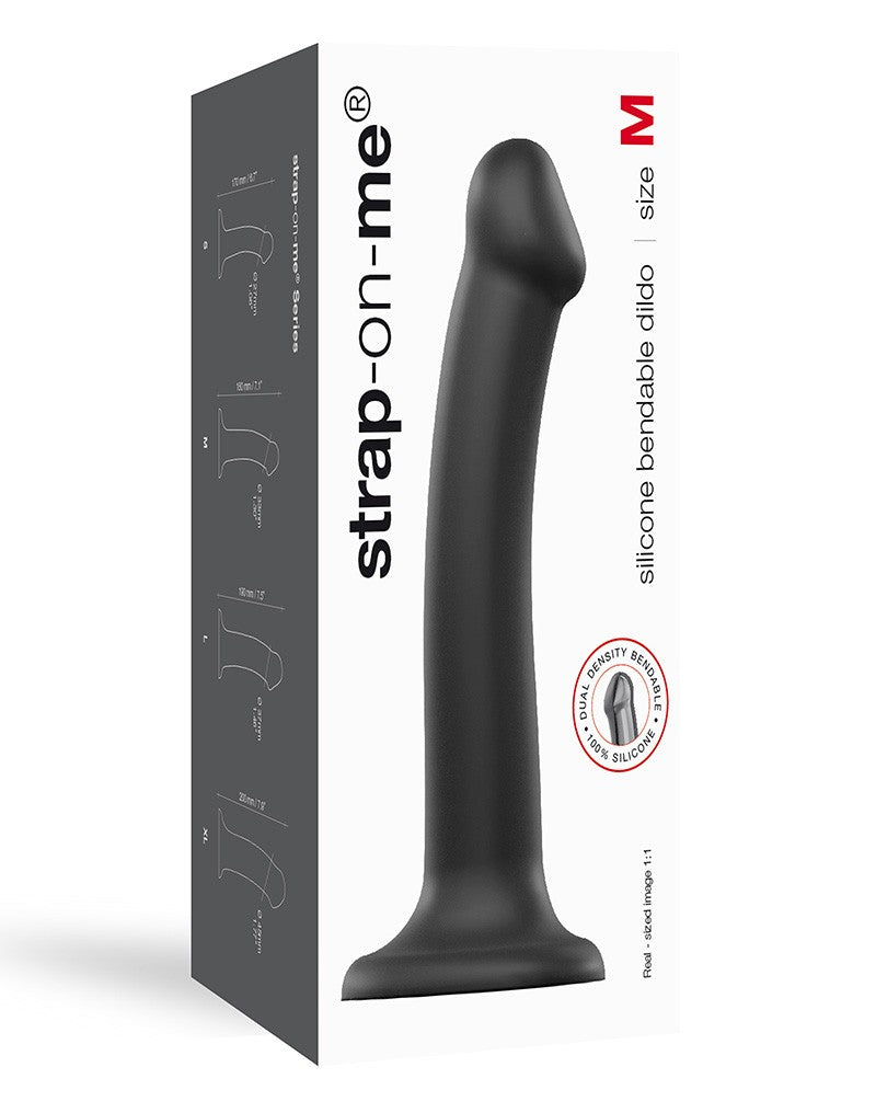3: Strap-On-Me Dual Density Dildo Black M