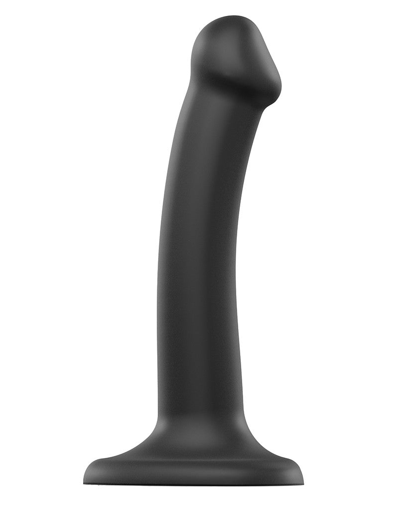 LoveToy - Hautgleitdildo 22 cm (Ø 3,7 cm) - Schwarz