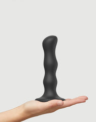 Strap-On-Me - Geisha Balls - Dildo mit rotierenden Kugeln Größe M - Schwarz