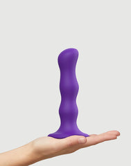 Strap-On-Me - Geisha Balls - Dildo mit rotierenden Kugeln Größe M - Violett