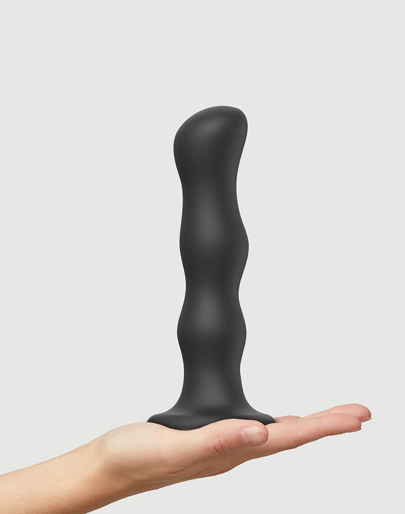 Strap-On-Me - Geisha Balls - Dildo mit rotierenden Kugeln Größe XL - Schwarz