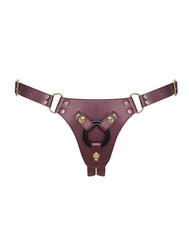 1: Strap-On-Me - Harnais Simili Generous - Aubergine