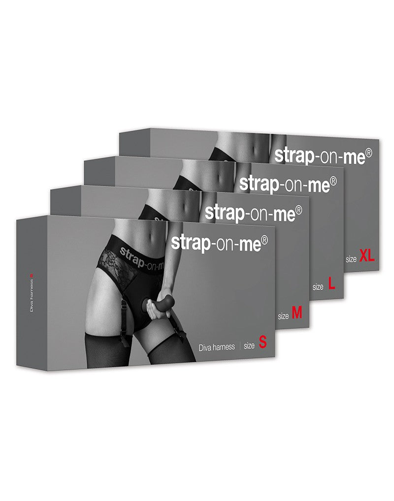 14: Strap-On-Me - Harness Diva - Strap-On Harness - Schwarz