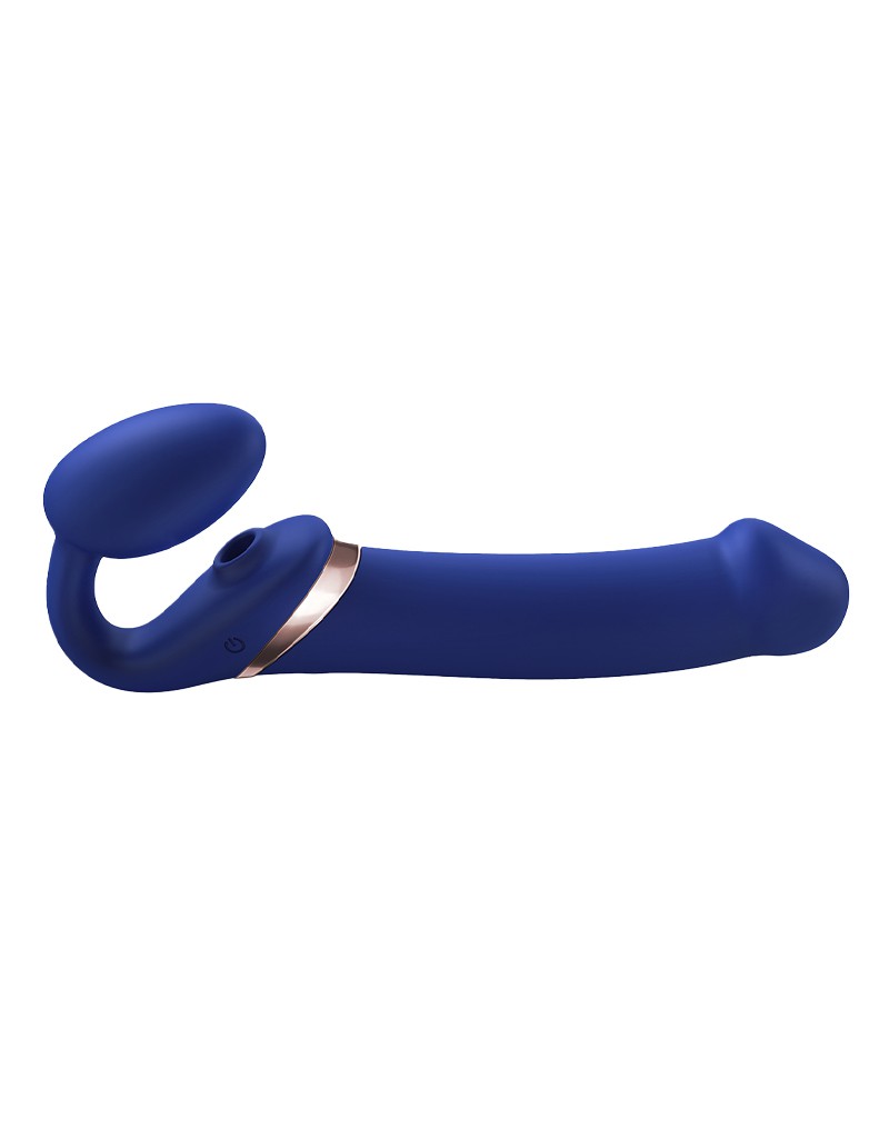 Strap-On-Me – Realistischer Multi-Orgasmus-Dildo – Größe L – Nude