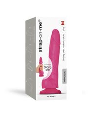 2: Strap-On-Me - Realistischer Sliding Skin Dildo Größe M - Rosa