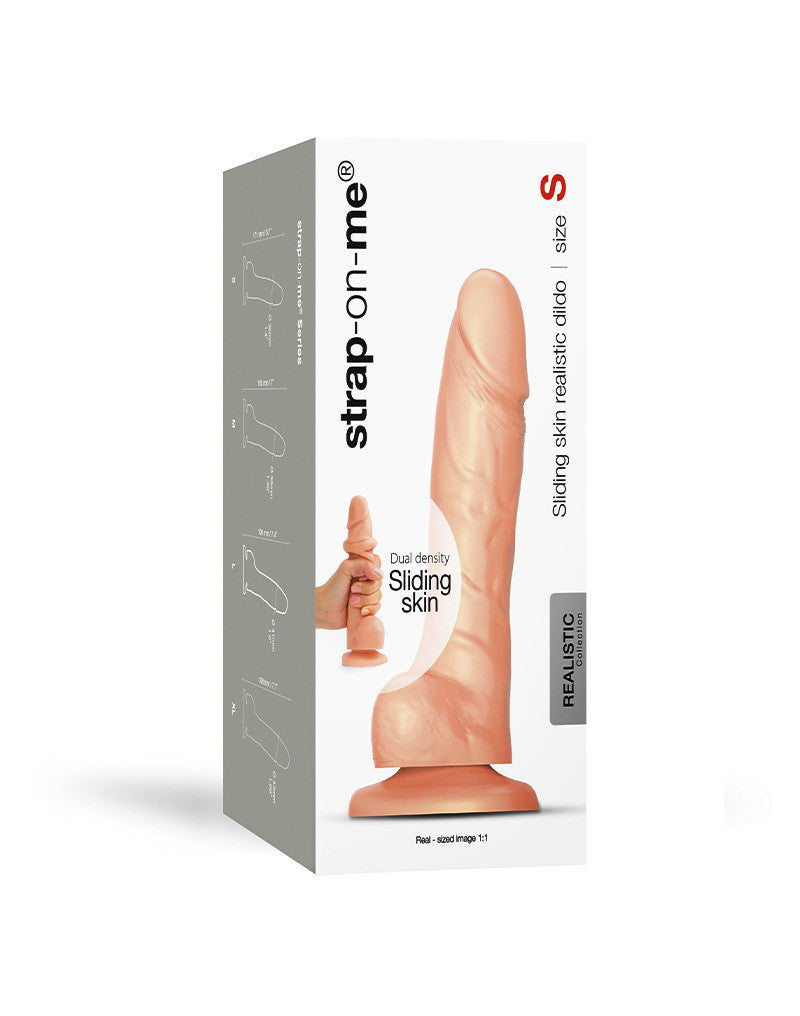 2: Strap-On-Me - Realistischer Sliding Skin Dildo Größe S - Nude