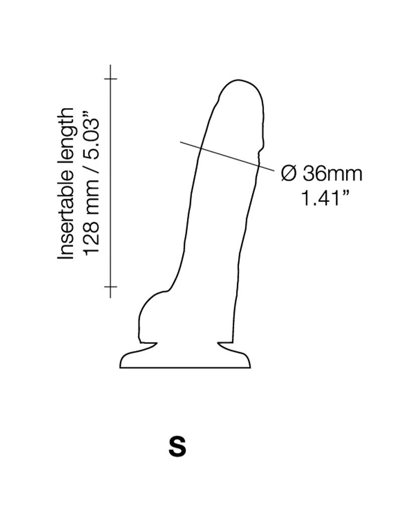 Strap-On-Me - Realistischer Sliding Skin Dildo Größe S - Rosa